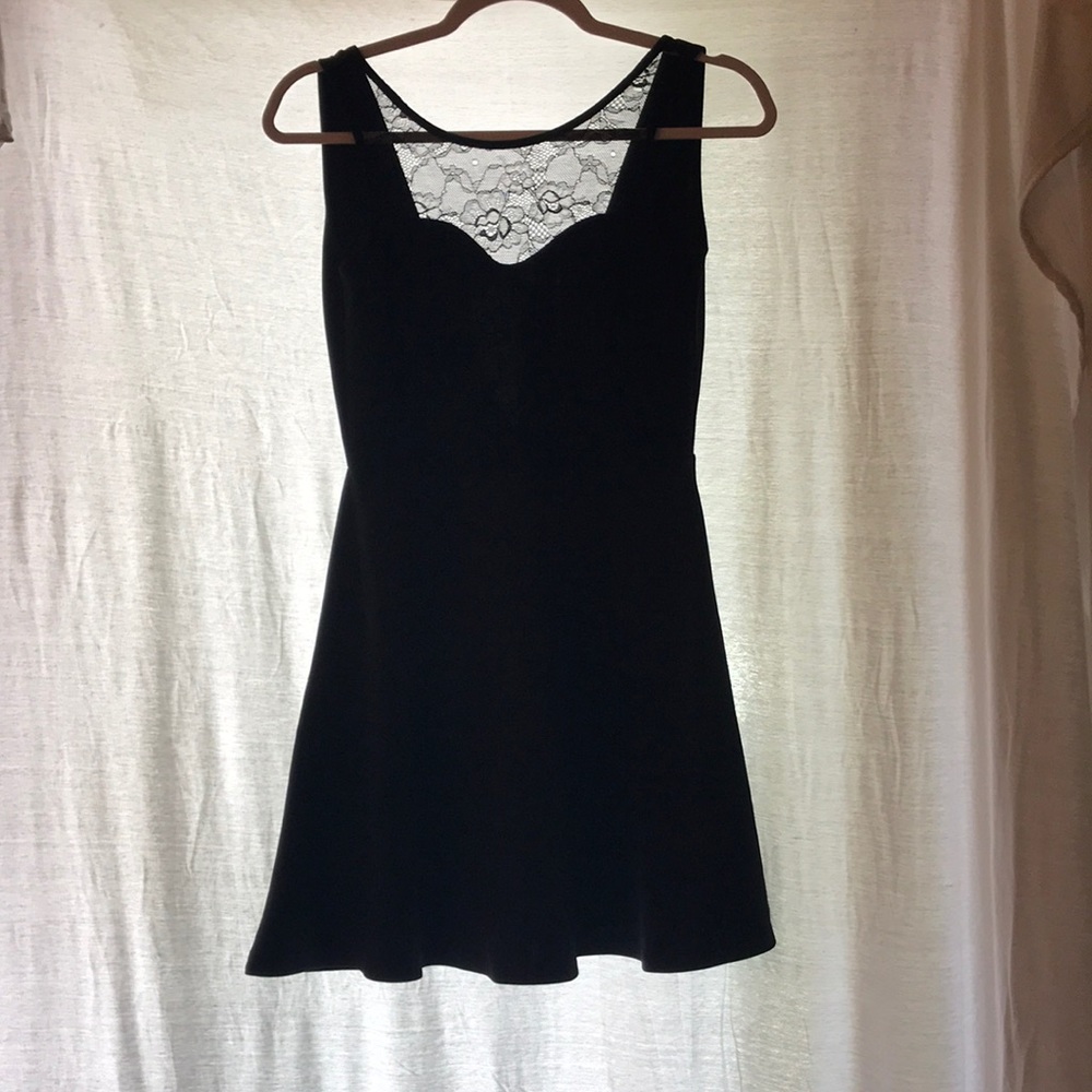 Short black dress